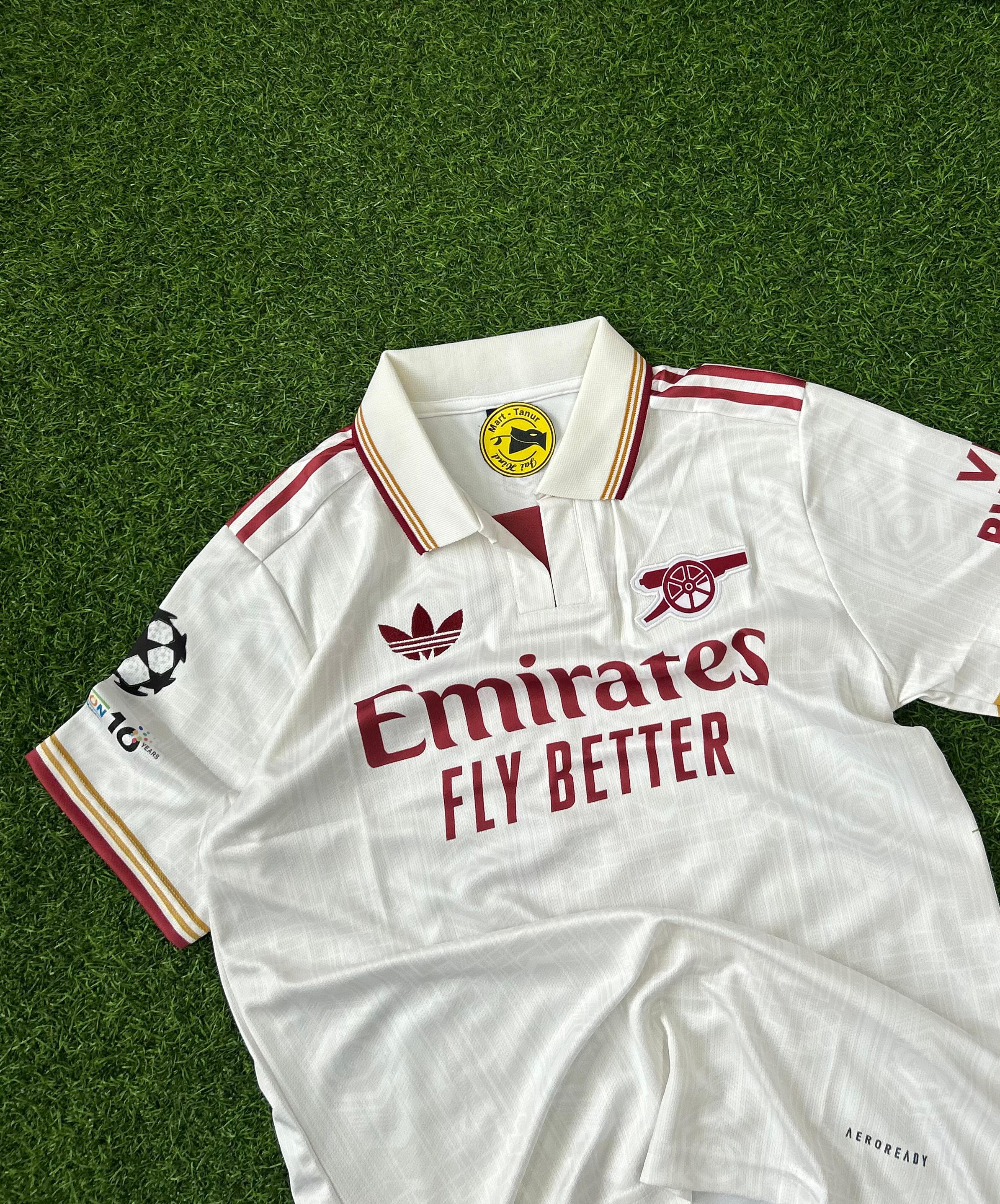 ARSENAL 2025-26 SEASON THIRD KIT.HALFSLEEVE POLO EMBROIDERY.