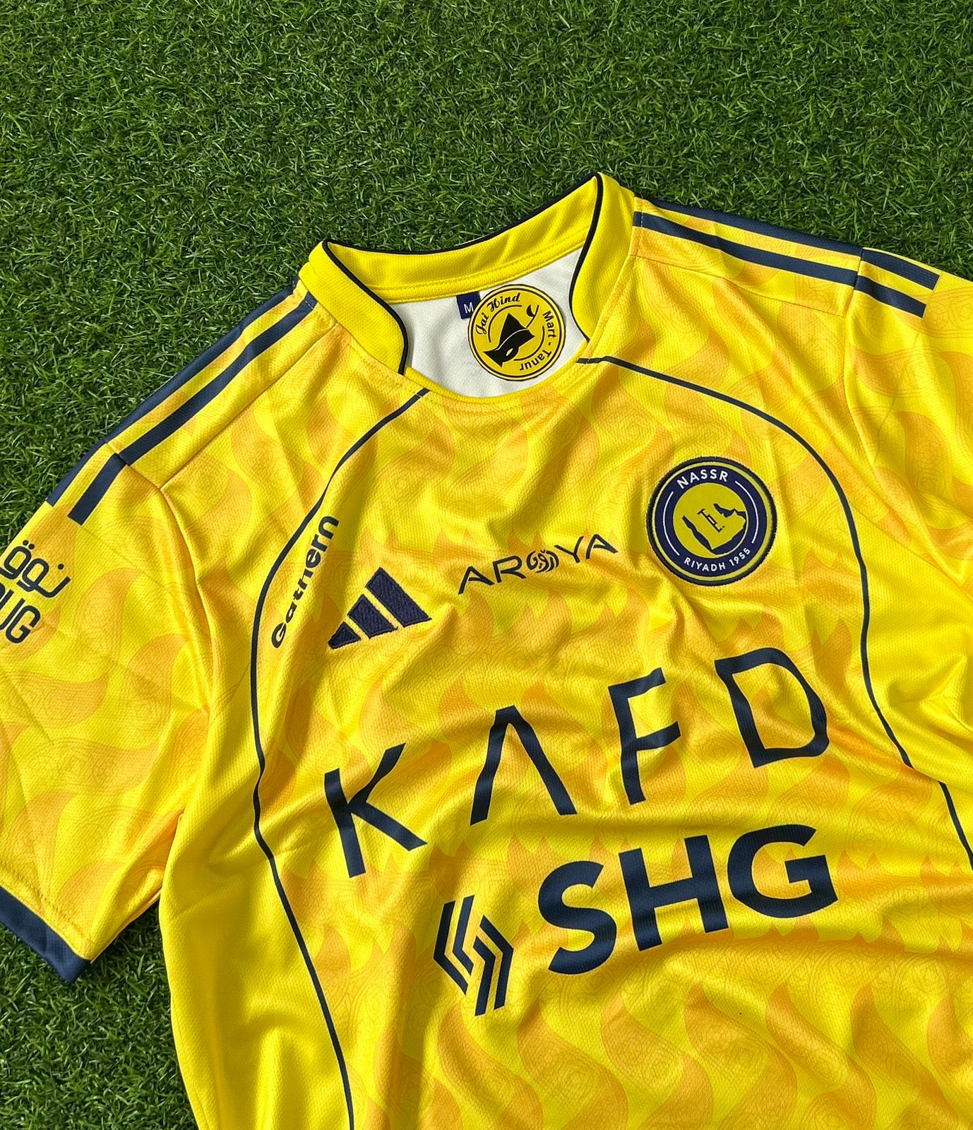 AL-NASSR 2025-26 SEASON HOME KIT.HALFSLEEVE EMBROIDERY