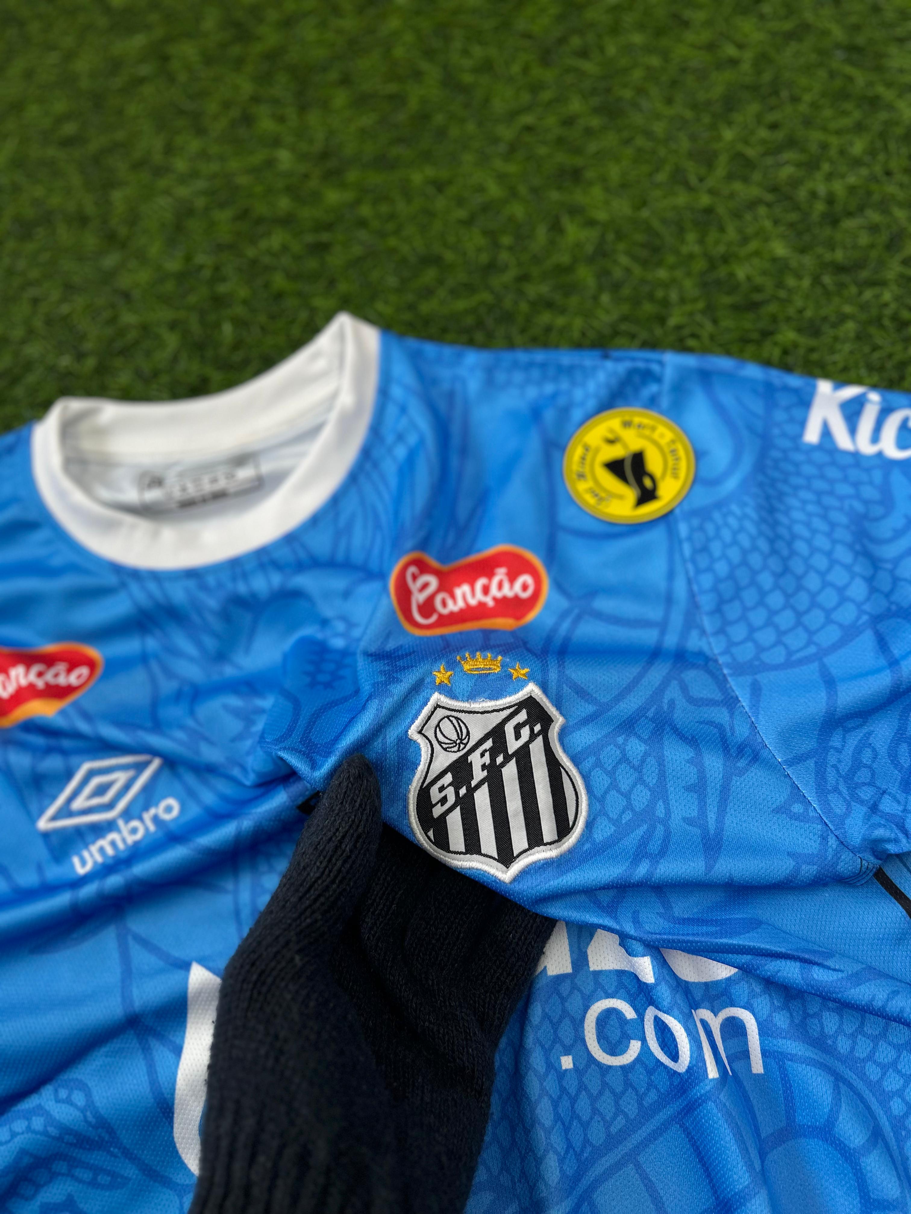 SANTOS SPECIAL EDITION BLUE.HALFSLEEVE EMBROIDERY