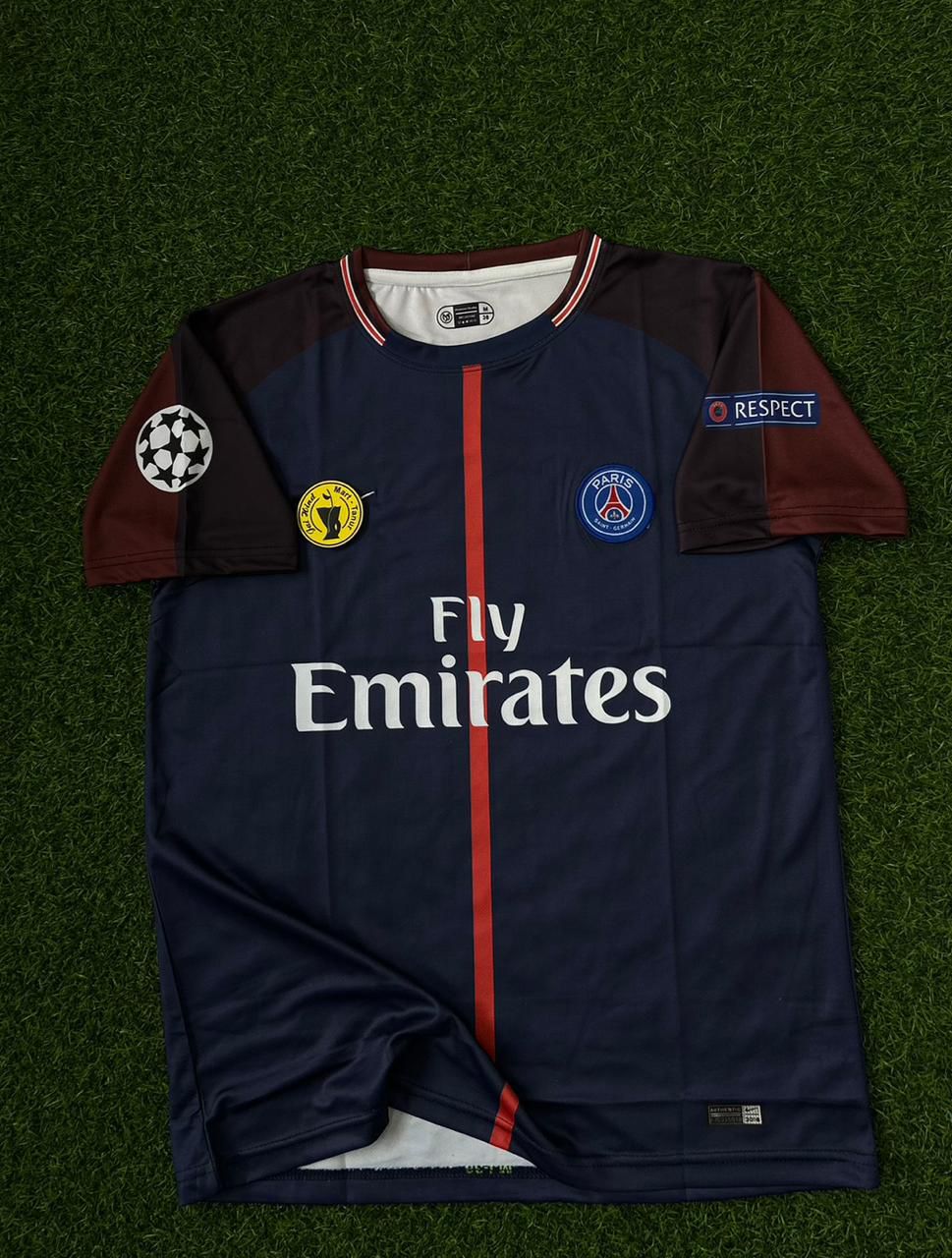 PSG 2017-18 SEASON HOME KIT.HALFSLEEVE EMBROIDERY