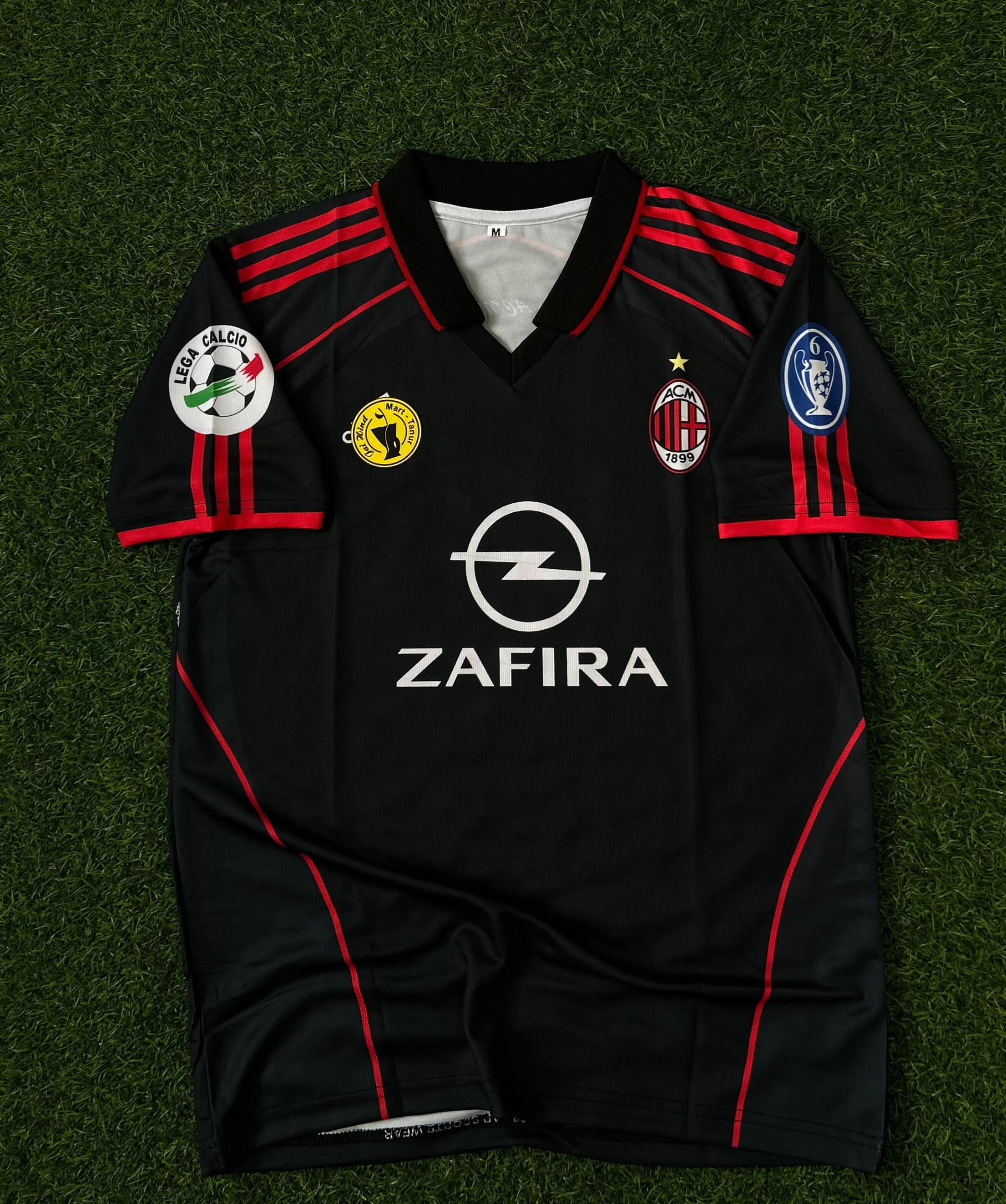 AC MILAN 2005-06 SEASON THIRD KIT .HALFSLEEVE SUBLIMATION POLO