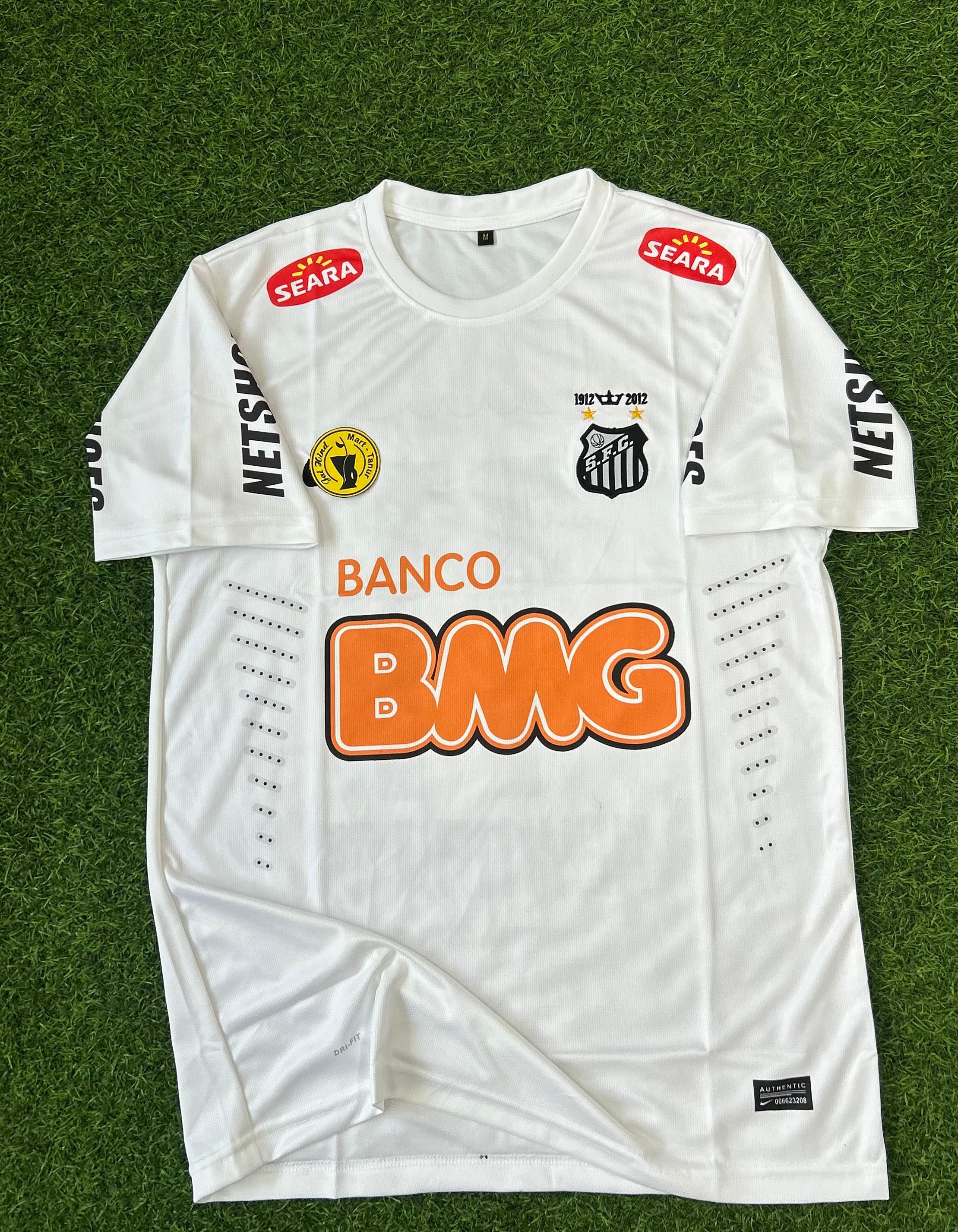 SANTOS 2011-12 SEASON HOME KIT. HALFSLEEVE EMBROIDERY