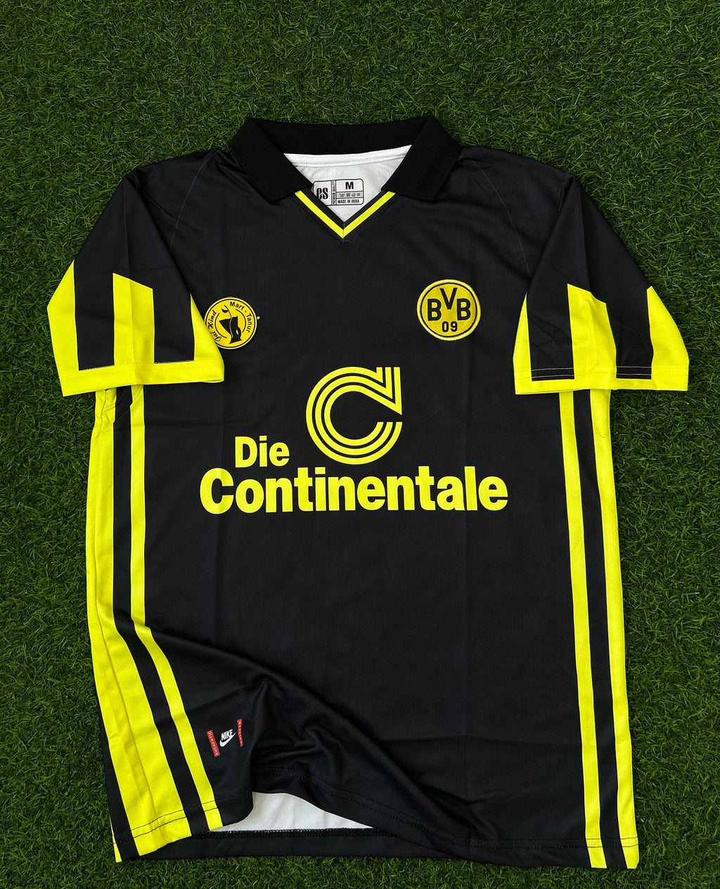 Borussia Dortmund 1996/97 Away Kit – Reus  Retro Half-Sleeve Polo (Embroidered)