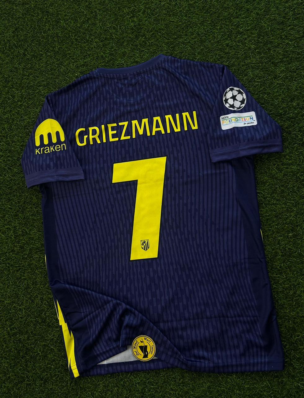 ATLETICO MADRID 2025-26 SEASON AWAY KIT.HALFSLEEVE SUBLIMATION