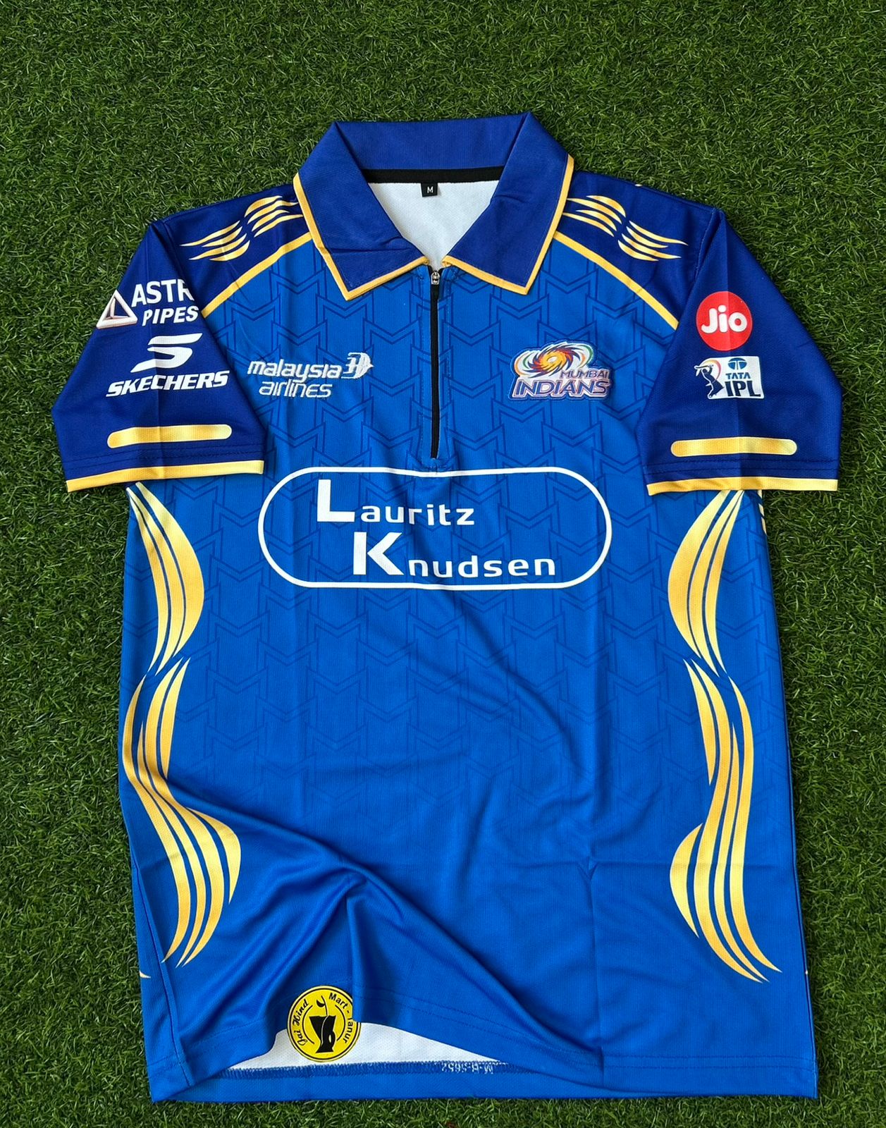 MUMBAI INDIANS 2026 IPL KIT, HALFSLEEVE POLO EMBROIDERY