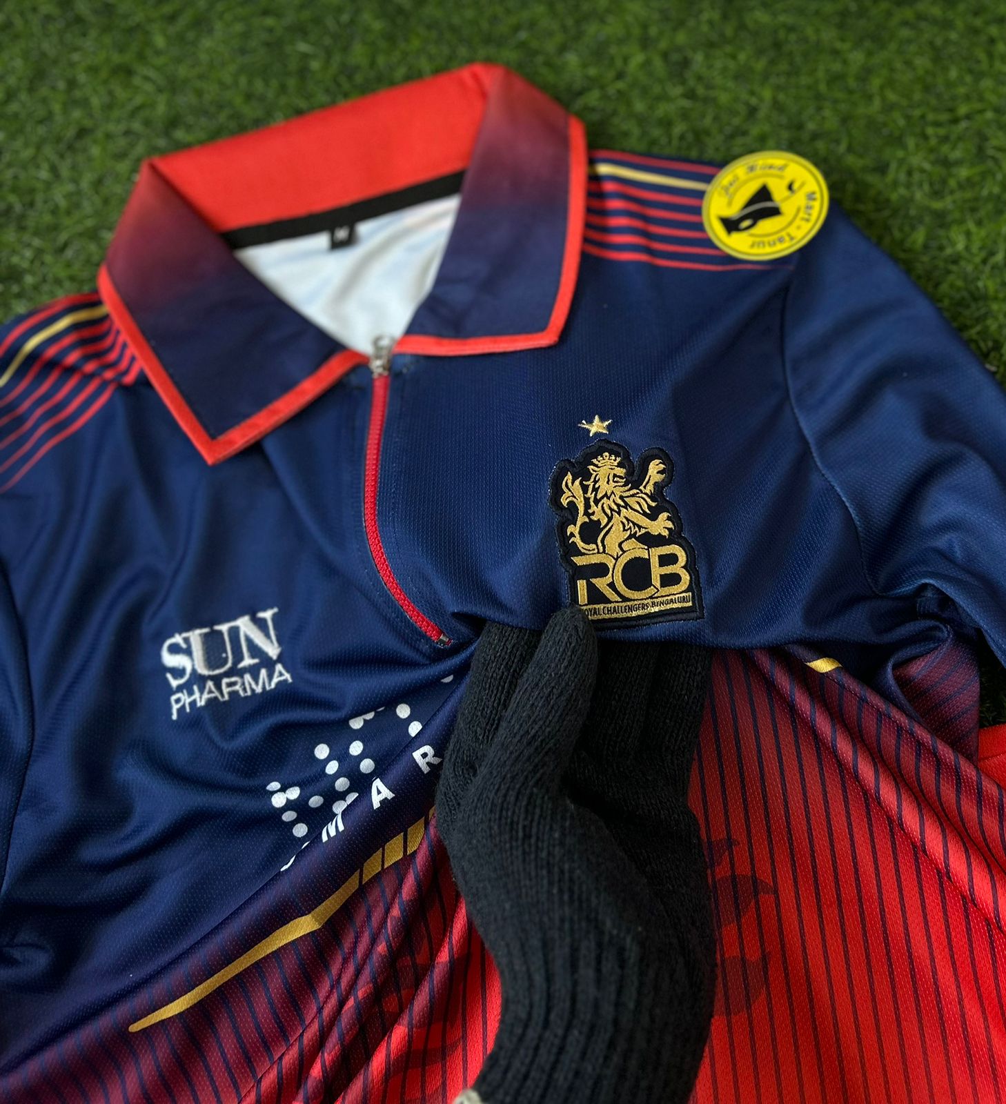RCB 2026 IPL KIT, FULLSLEEVE POLO EMBROIDERY