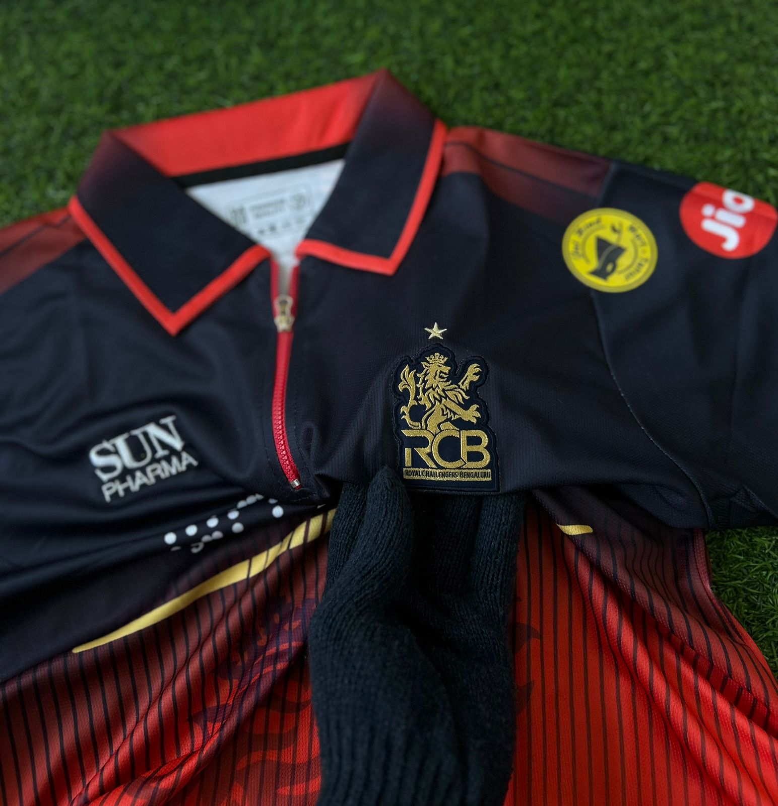 RCB 2026 IPL KIT, HALFSLEEVE POLO EMBROIDERY