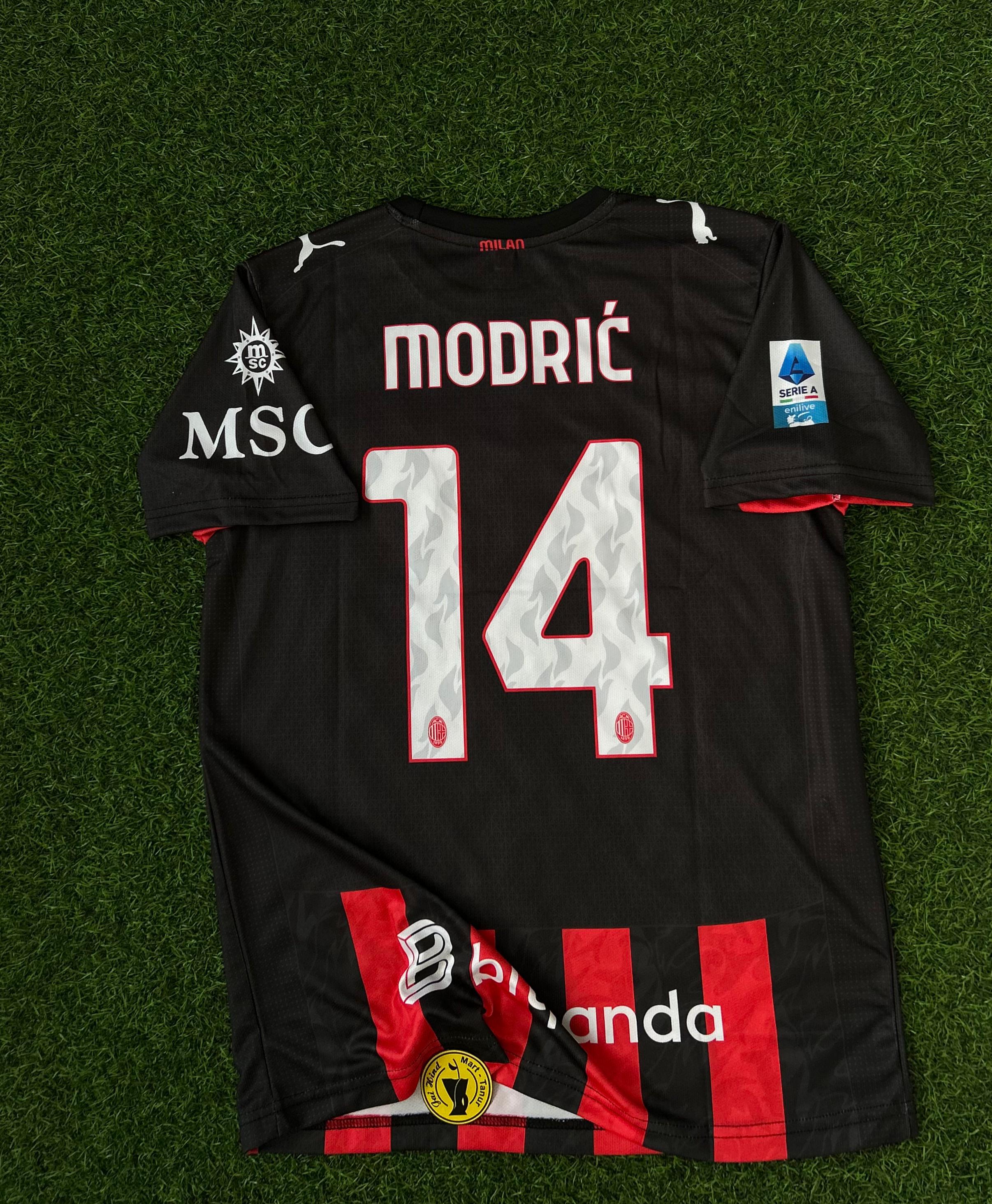 AC MILAN 2025-26 SEASON HOME KIT, HALFSLEEVE EMBROIDERY