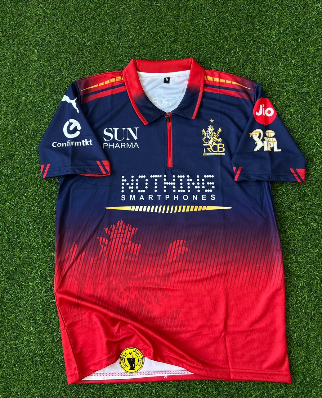 RCB 2026 IPL KIT, HALFSLEEVE POLO SUBLIMATION