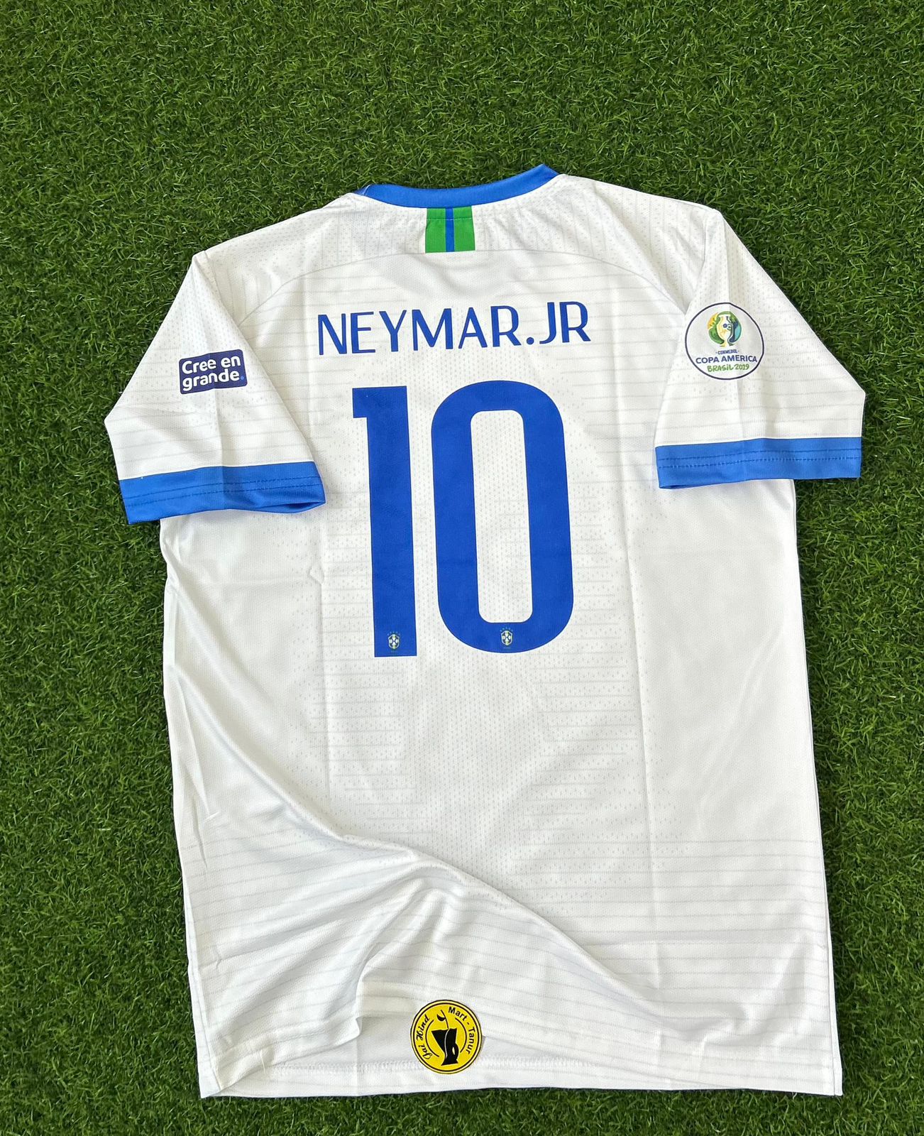 BRAZIL 2019 AWAY KIT, HALFSLEEVE EMBROIDERY