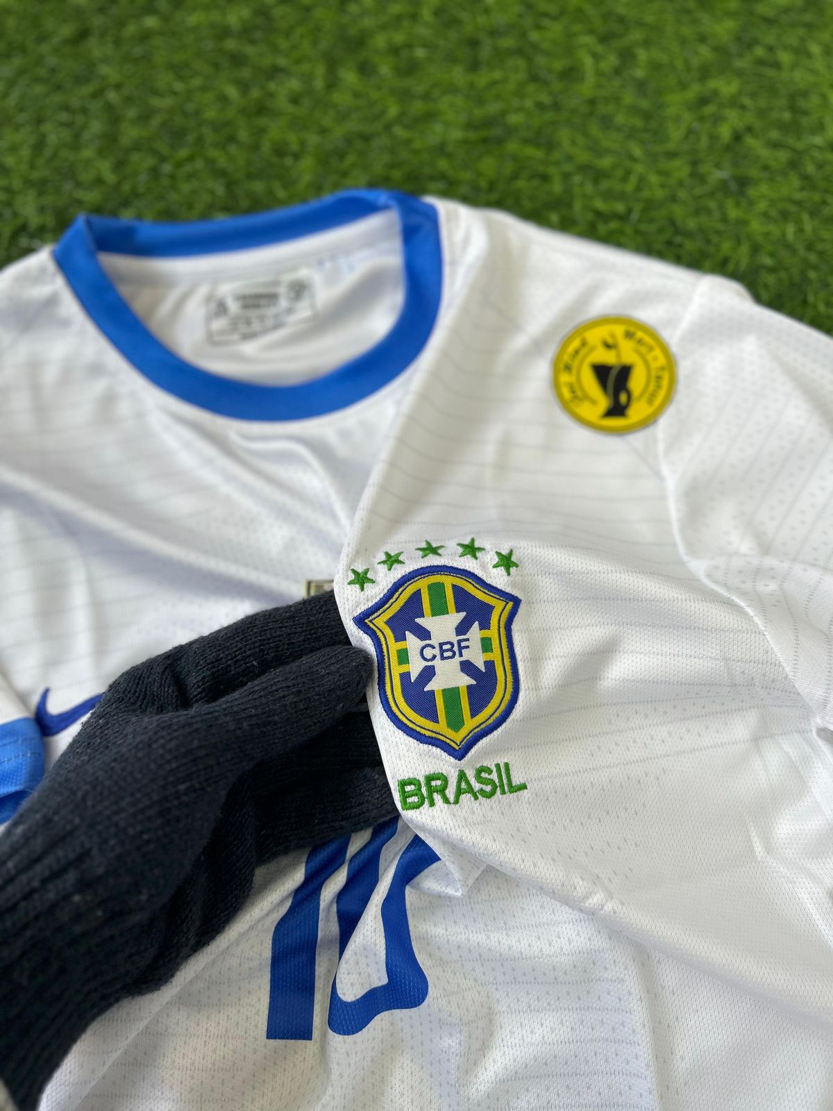 BRAZIL 2019 AWAY KIT, HALFSLEEVE EMBROIDERY