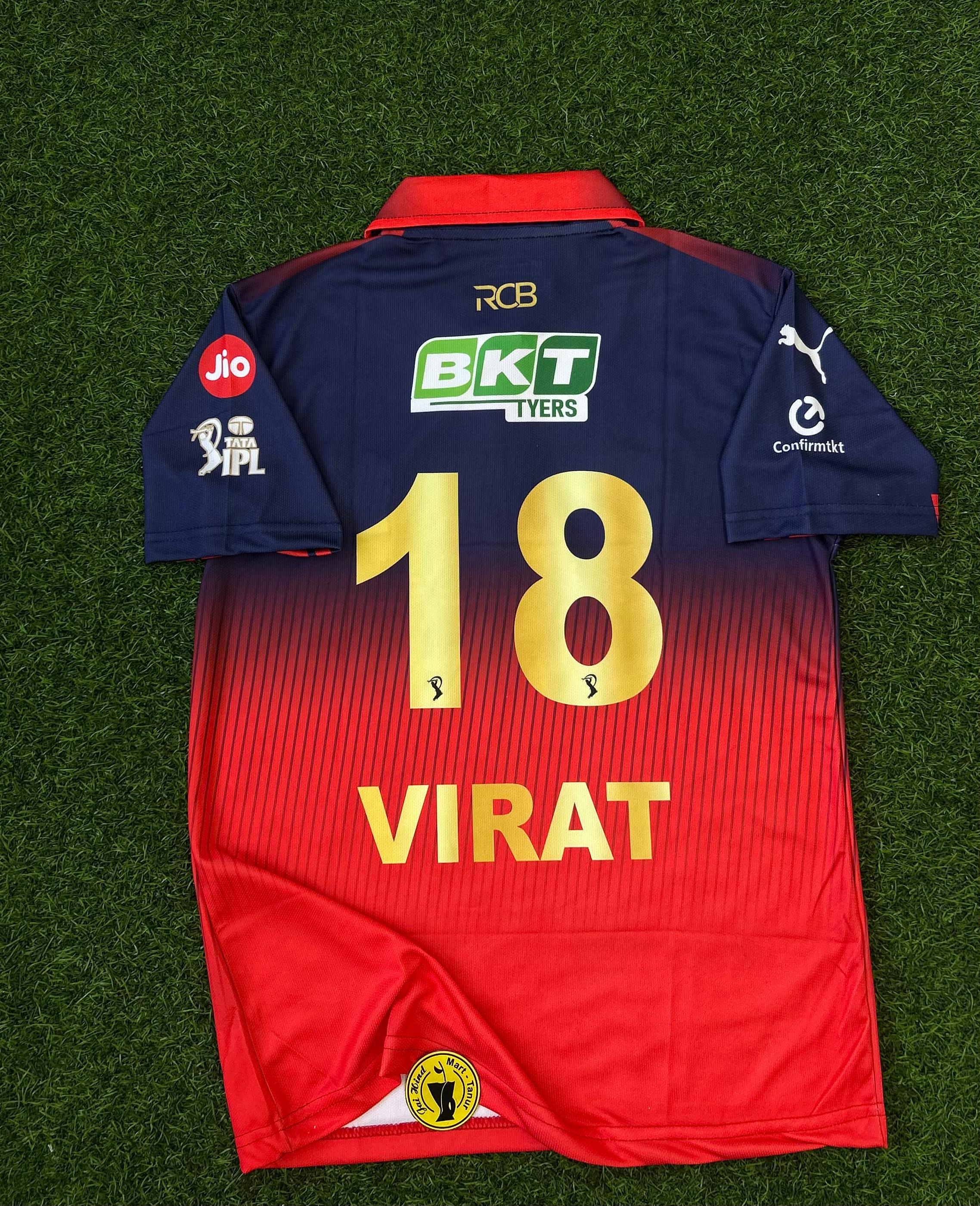 RCB 2026 IPL KIT, HALFSLEEVE POLO EMBROIDERY