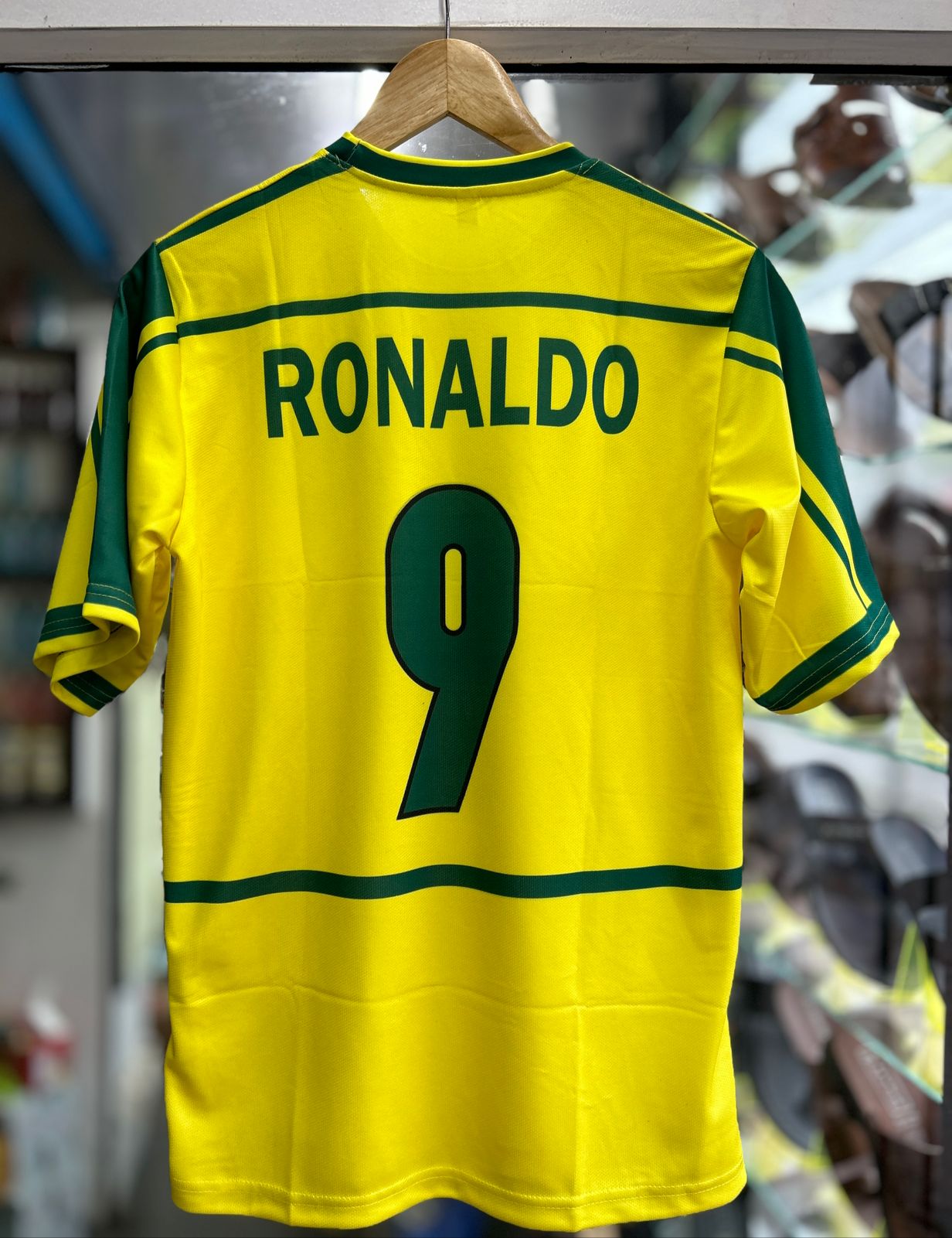 BRAZIL 1998 WORLD CUP HOME KIT, FIVESLEEVE SUBLIMATION