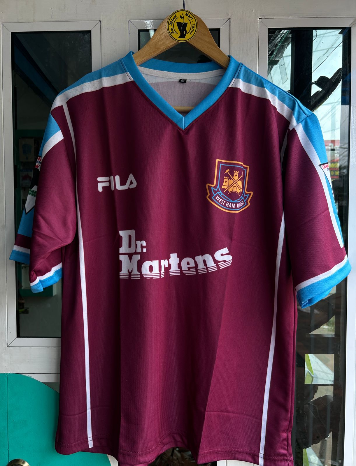 WEST HAM UNITED 1999-01 HOME KIT, FIVESLEEVE SUBLIMATION