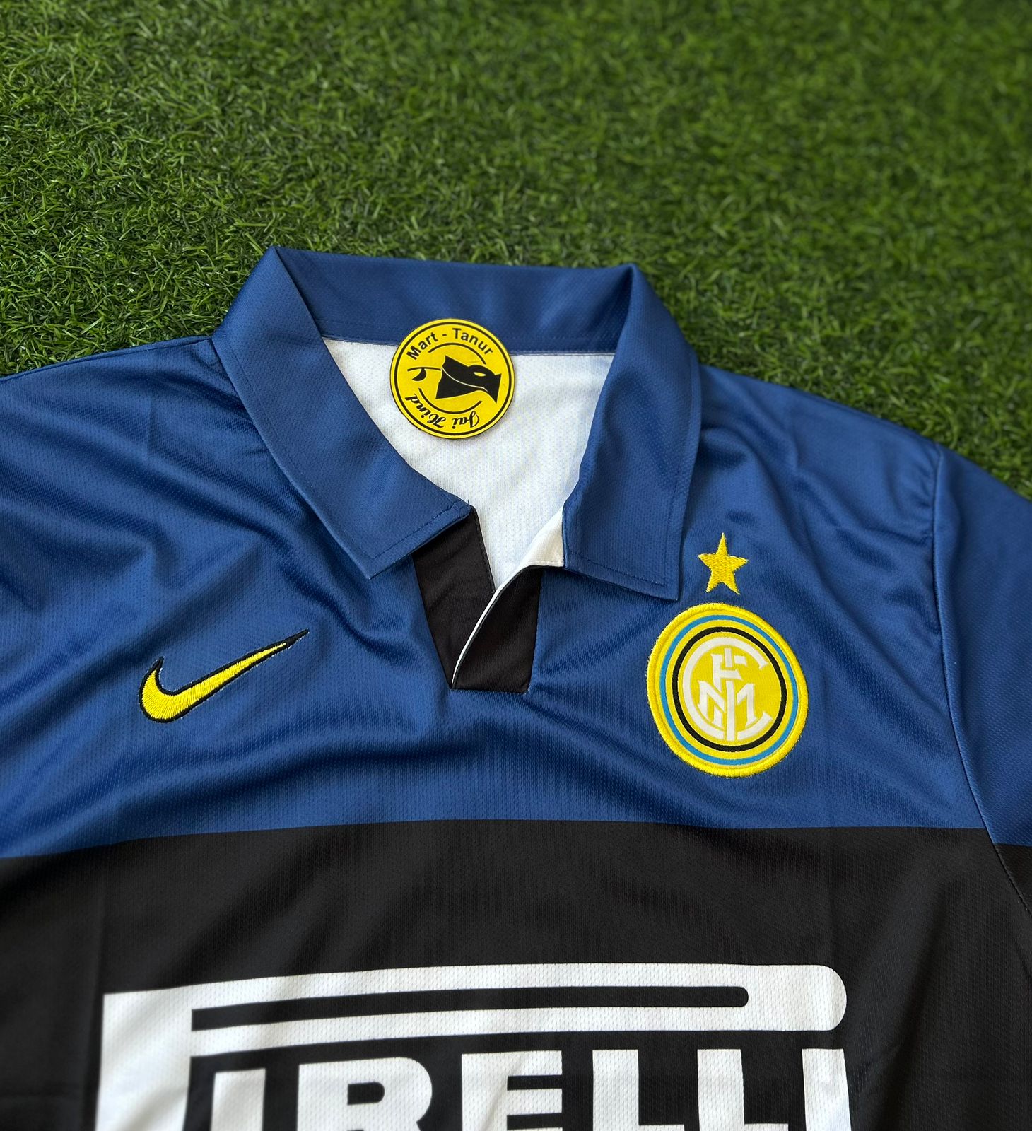 INTER MILAN 1998-99 THIRD KIT , HALFSLEEVE POLO EMBROIDERY