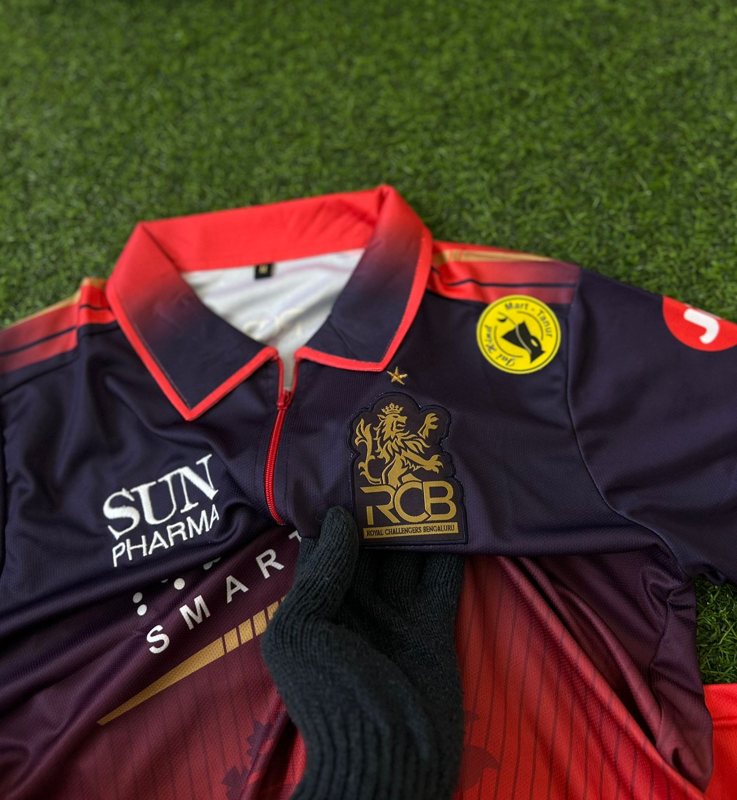 RCB 2026 IPL KIT, HALFSLEEVE POLO EMBROIDERY