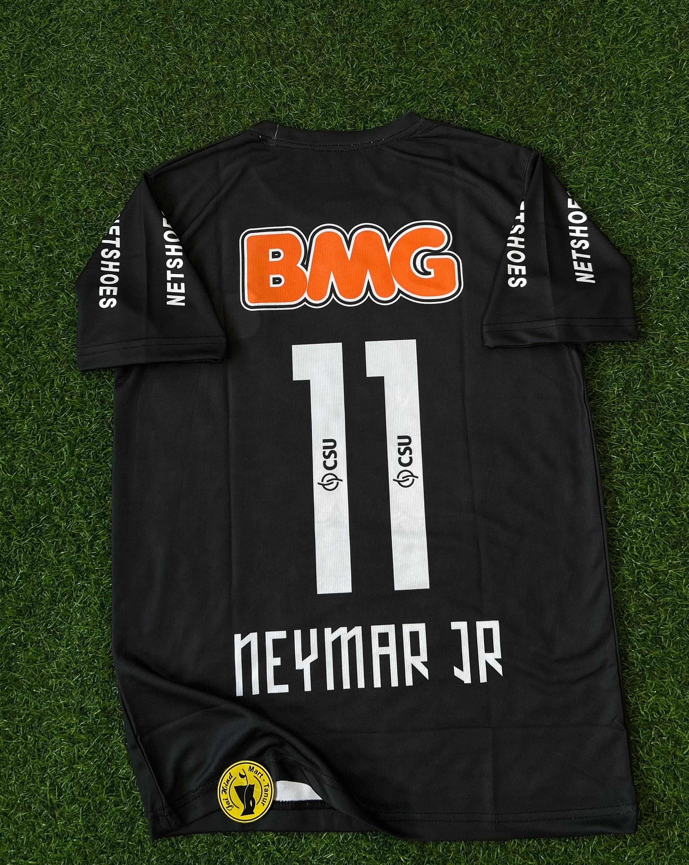 SANTOS FC 2011-12 BLACK KIT, HALFSLEEVE EMBROIDERY – JAIHIND SPORTS
